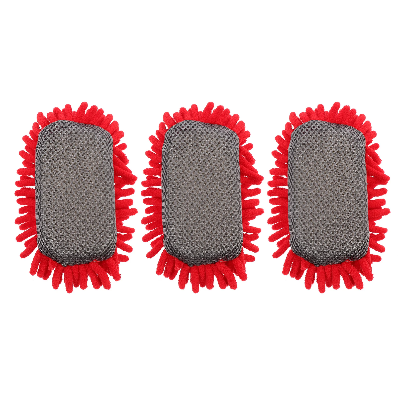 

3 Pcs Blackboard Eraser Wipe Board Dust Cleaning Sponge School Whiteboard Chenille Erasers Kids Office Home Classroom