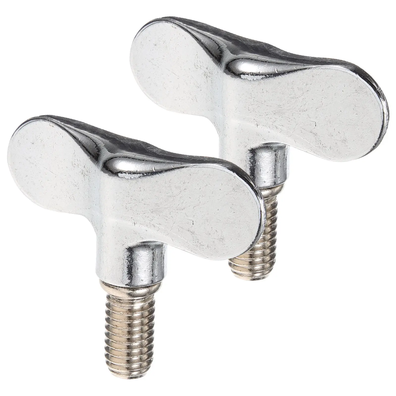 Drum Cymbal Stand Wing Nuts 2 Pack Sturdy Metal Adjustable Butterfly Fasteners Easy Assembly Removal
