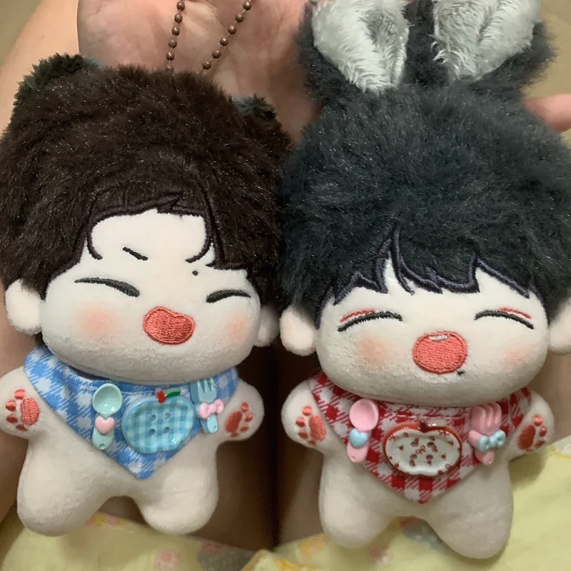 10 ซม.ตุ๊กตาชุดเอี๊ยมน่ารักตุ๊กตาผ้าฝ้าย Universal คุณลักษณะฟรีแว่นตาอุปกรณ์เสริมเสื้อผ้าเด็กอุปกรณ์เสริม Kawaii ชุด