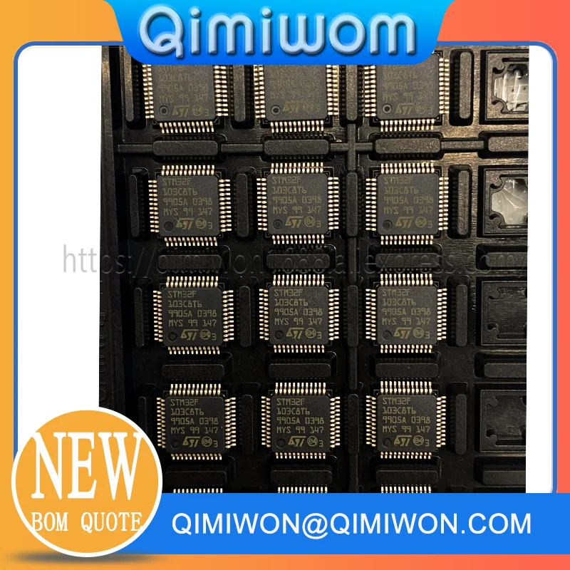1 unids/lote nuevo y Original STM32 F103C8T6 32F103C8T6 LQFP-48 STM32F103C8T6