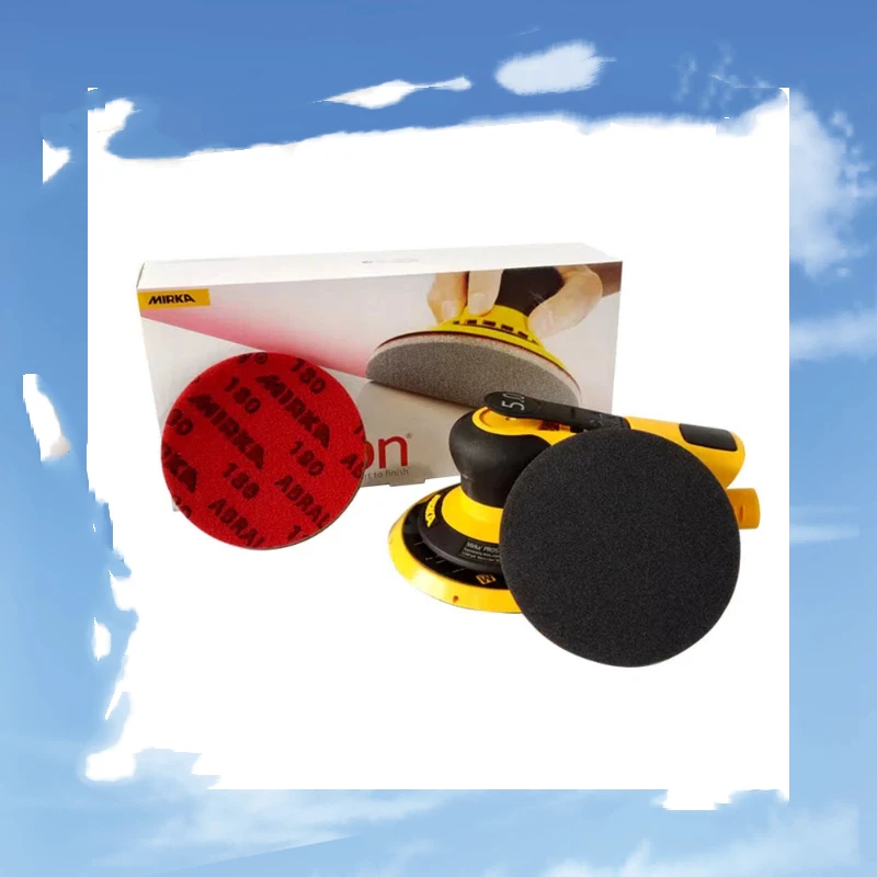 

Original Mirka 125mm 5" Sponge Sanding Disc 180-4000 Grit Soft Foam Auto Body Fine Polishing Abrasive Tool