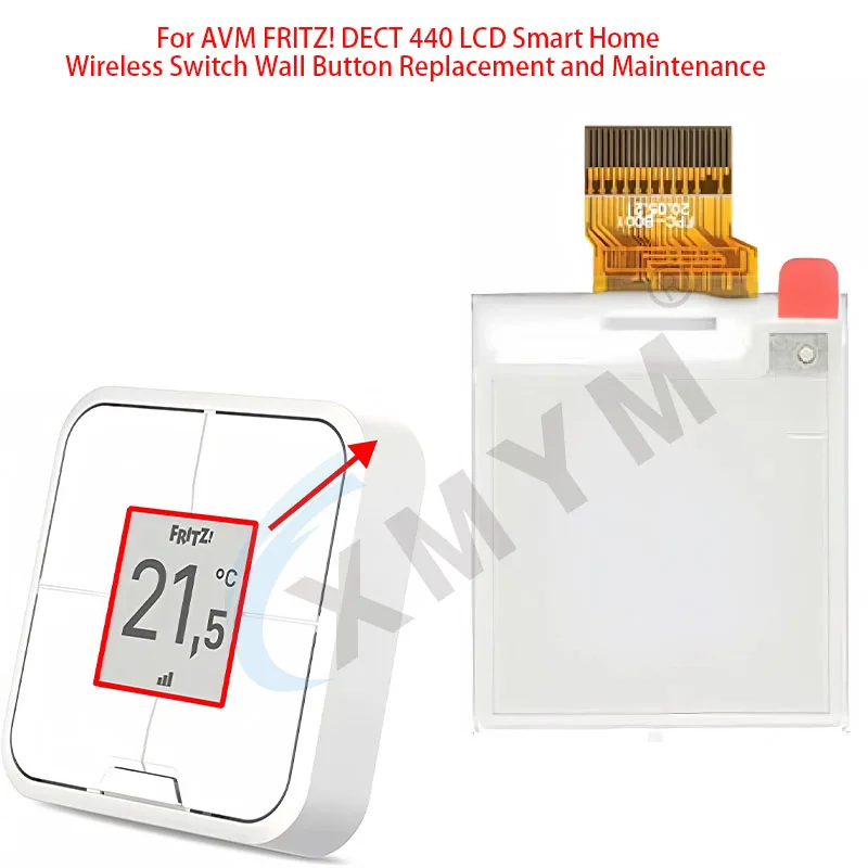 For AVM FRITZ! DECT 440 LCD Smart Home Wireless Switch Wall Button Replacement and Maintenance