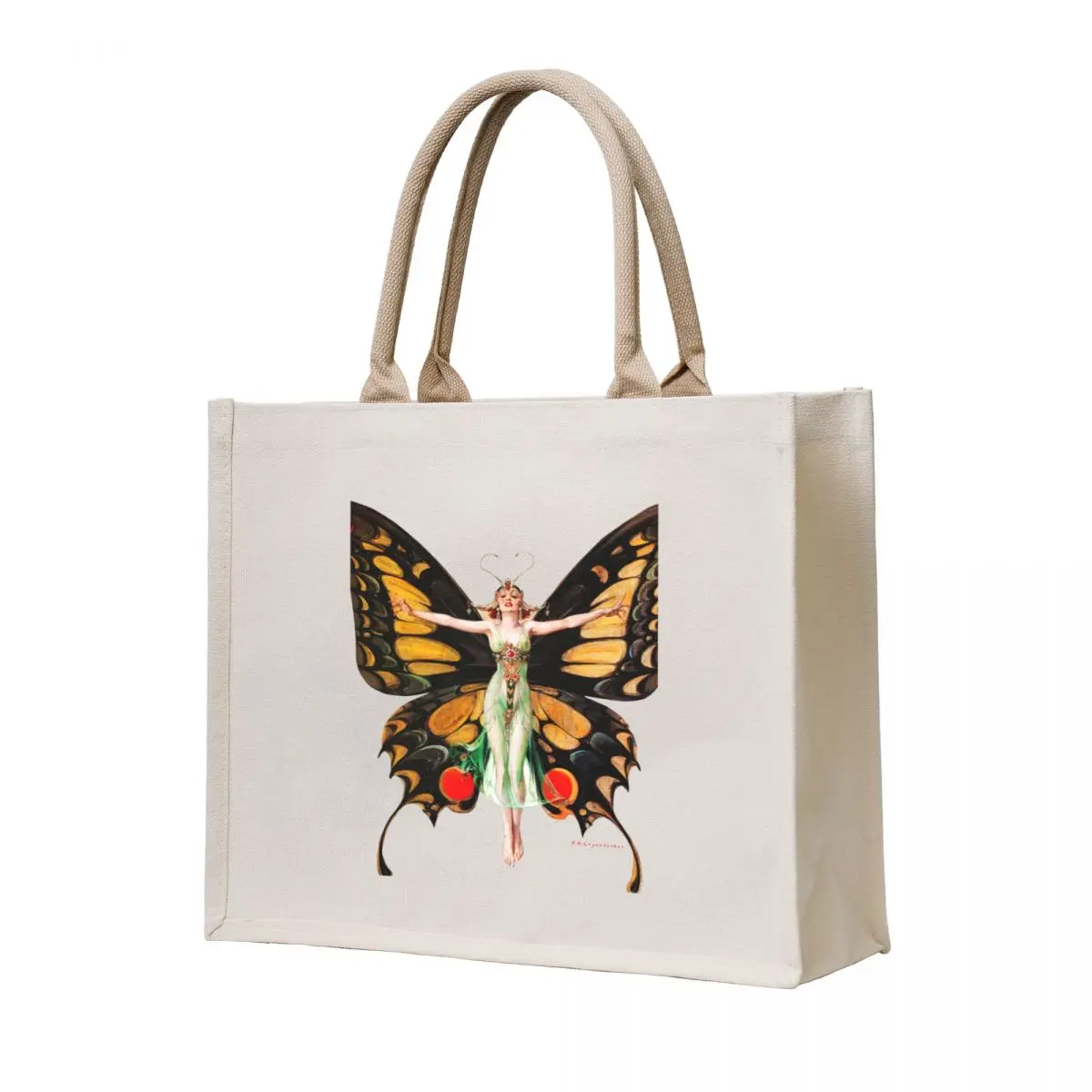 

The Flapper, 1922 by Joseph Christian Leyendecker Tote Bag Lady bags sac pour femme bag for beach Big bag
