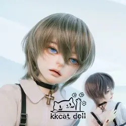 BJD doll wig suitable for 1/3 1/41/6 fashion new versatile mullet hair men's wig high temperature silk short hair universal hair