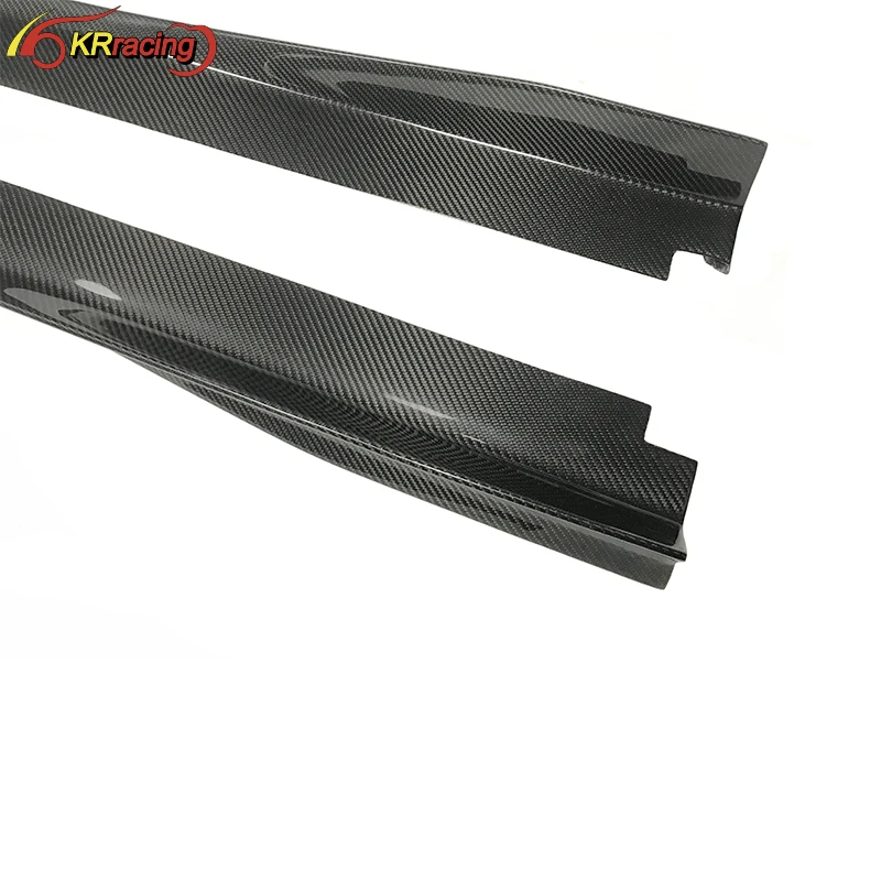 Dry Carbon Fiber Car Side Skirts For Lambo Huracan LP580 LP610 2014-2018