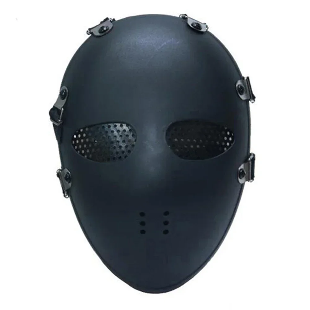 Tactical Military Paintball Combat Mask Army Hunting Airsoft CS Games Full Face Steel Mesh Eye Safety Protective Mask