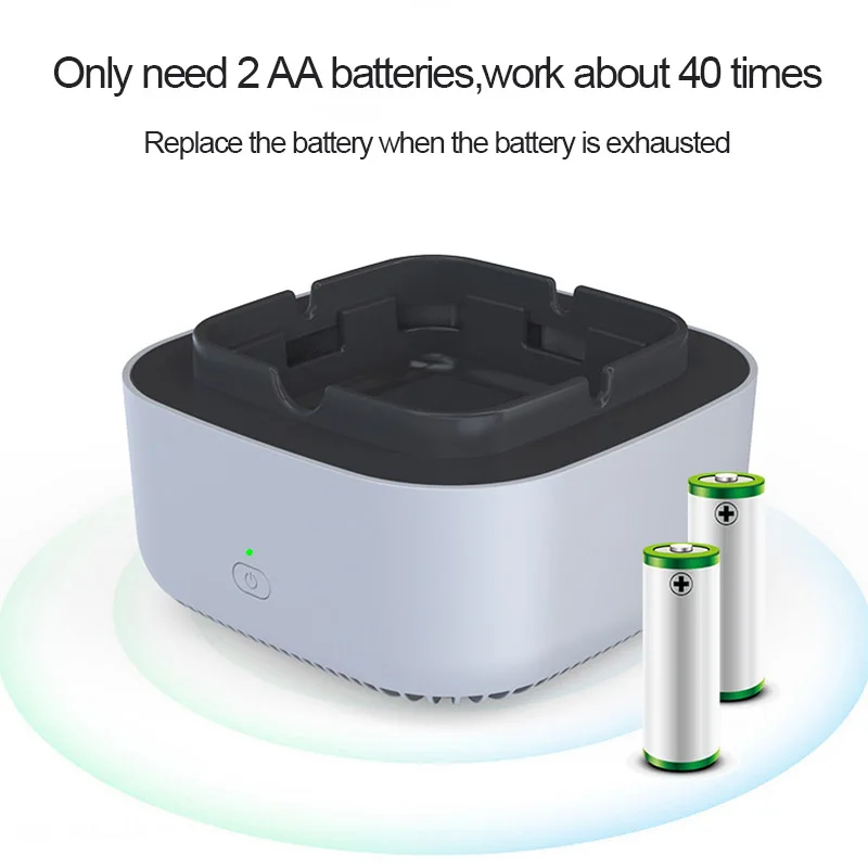 Ashtray with Air Purification Smoke Removal Ashtray Automatic Smoke Filter Air Purifier Cigarette Ash Tray USB Charging for Home