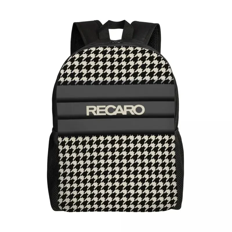 Recaros Logo Backpack for Women Men Water Resistant College School Bag Print Bookbags