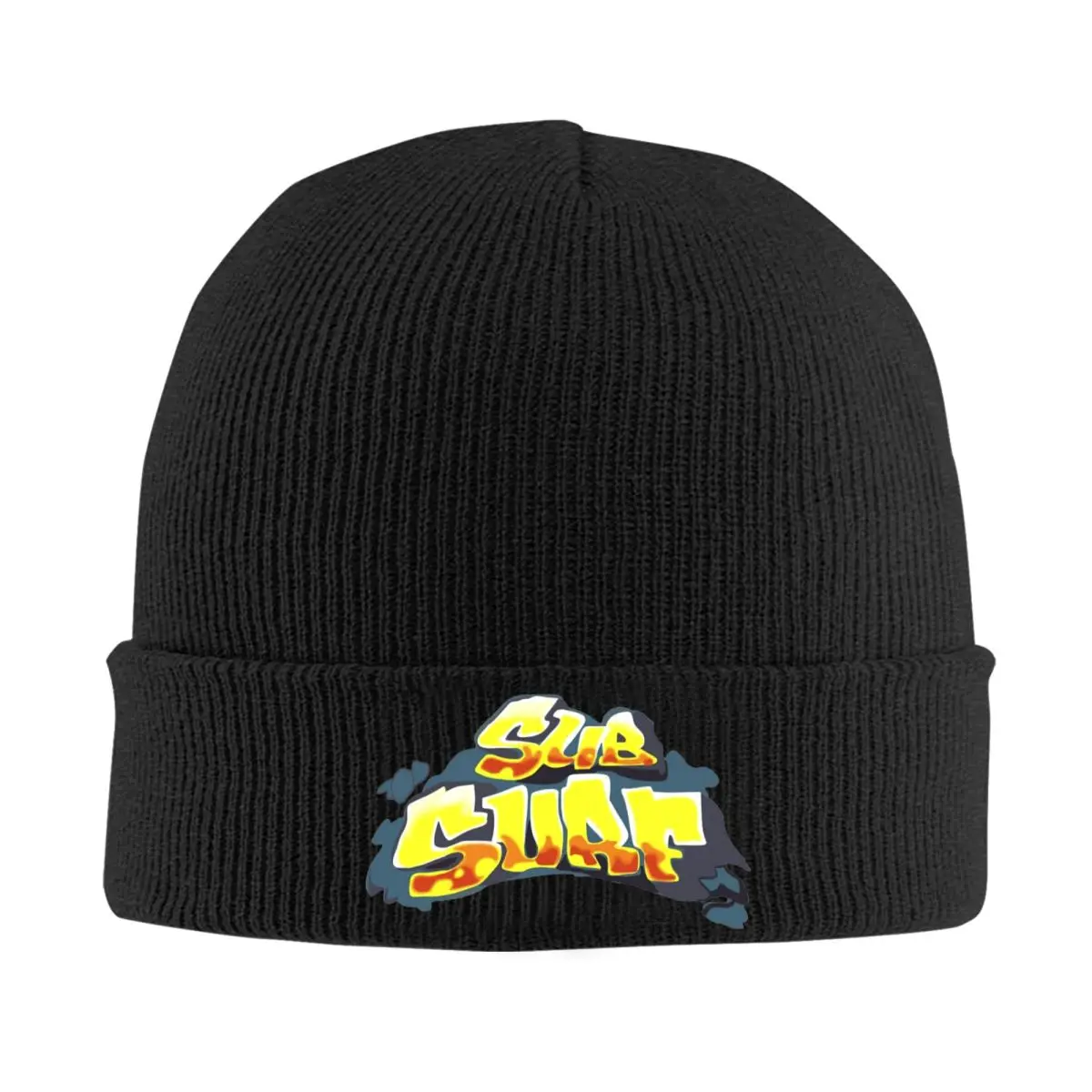 Subway Surfers Beanie Hats Video Game Funny Caps Men Women Unisex Outdoor Knit Hat Autumn Graphic Thermal Elastic Beanie Hat