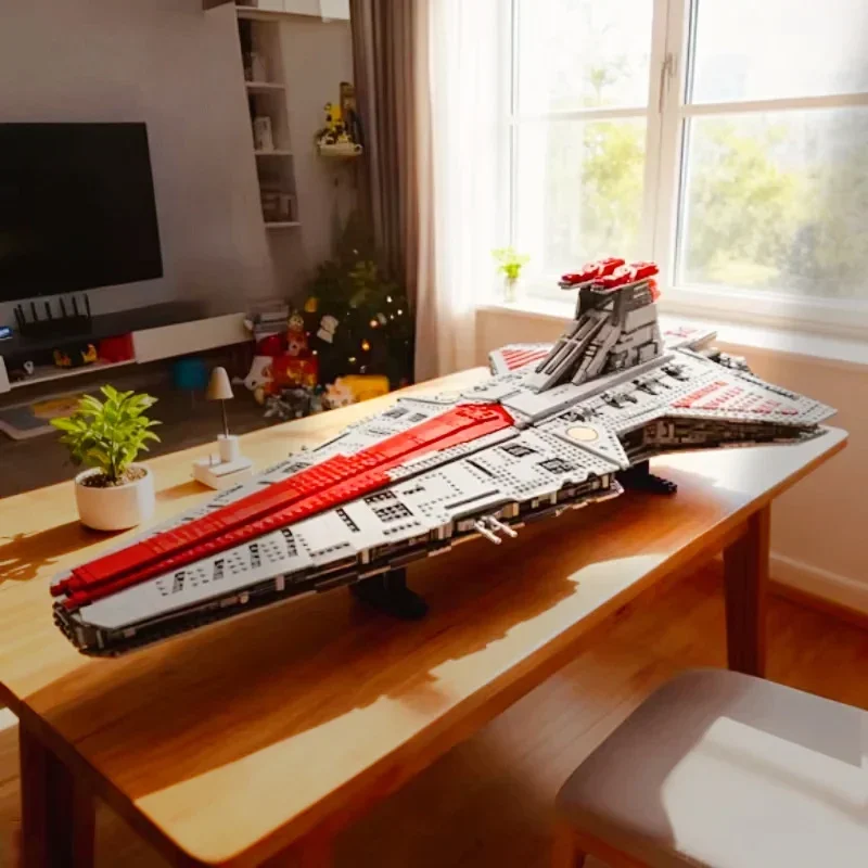 2026 Latest Venator Classic Republic Attack Cruiser Building Blocks 5374PCS Large DIY Construction Toys Ideal Holiday Presents