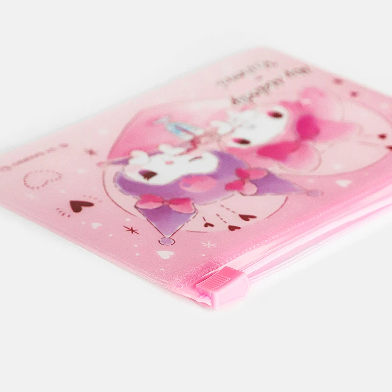 Sanrios mini bolsa de moedas hellokittys kuromi melody fone de ouvido linha de dados sacos de armazenamento bonito saco chave viajando portátil pequenos sacos