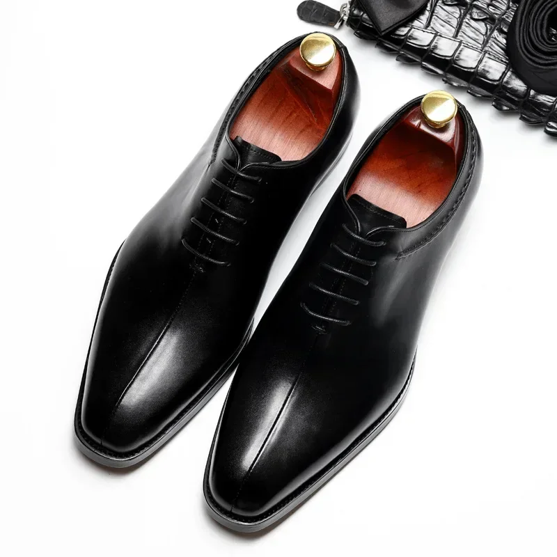 Hot Selling Dress Shoes for Men 2023 High Quality Genuine Leather Shoes for Men New Styles Party Business Formal Shoes Men