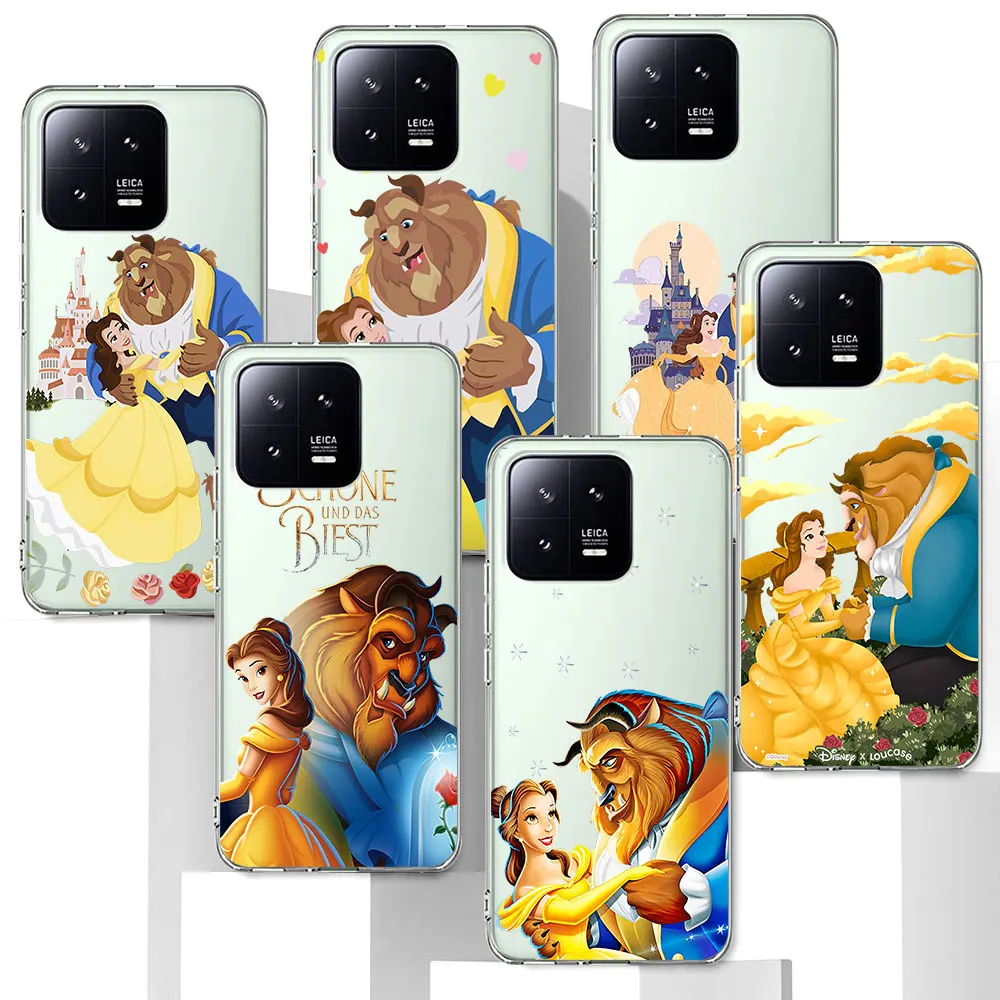 Beauty and the Beast Case for Xiaomi Mi 11T 12 12X 13 10T 12T 10 11 5X A1 A3 CC9E 9T Pro A2 9 CC9 11i 8 TPU Soft Phone Cover