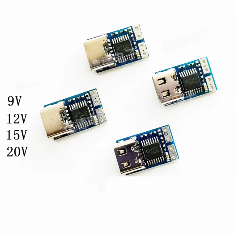 PDC004-PD PD Decoy Module, USB-C PD 9V 12V 15V 20V DC Fixed Voltage Power Trigger Module 5A Type-C Female Input for Notebook