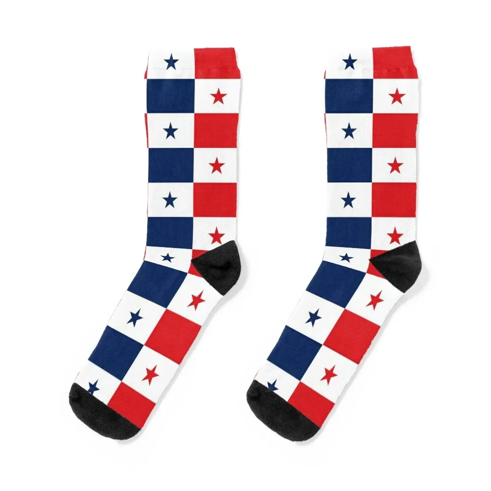 

Flag of Panama Socks loose custom warm winter designer Men Socks Women's