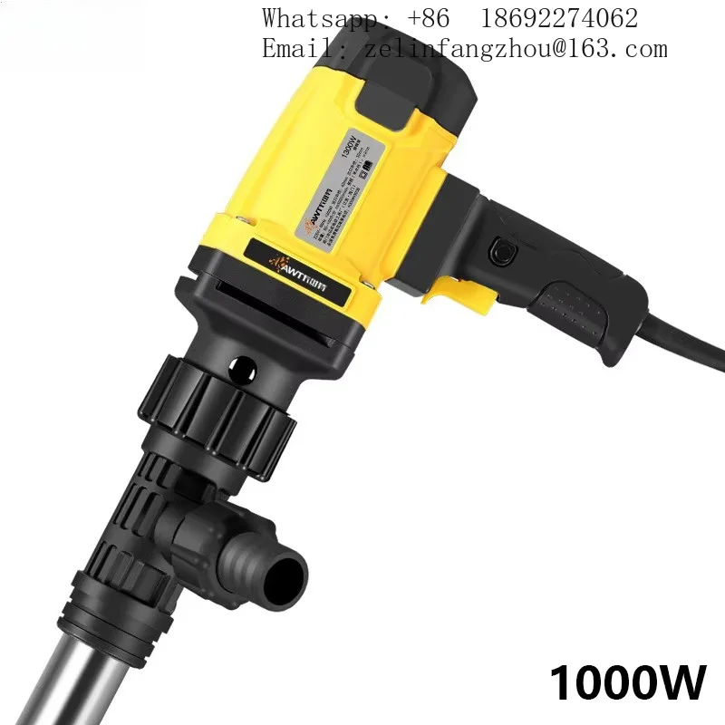 Cavitt 1500W High Temperature Stainless Steel Barrel Drum Pump Portable Electric AC 220V High Viscosity Transfer Pump