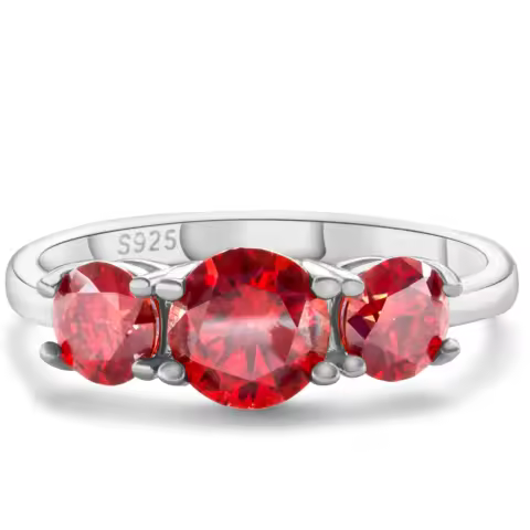 Real D Color VVS1 Round 2.0-4.0ctw Moissanite 3 Stone Ring 925 Pure Silver Jewelry Certified for Women Wedding Engagement Gift