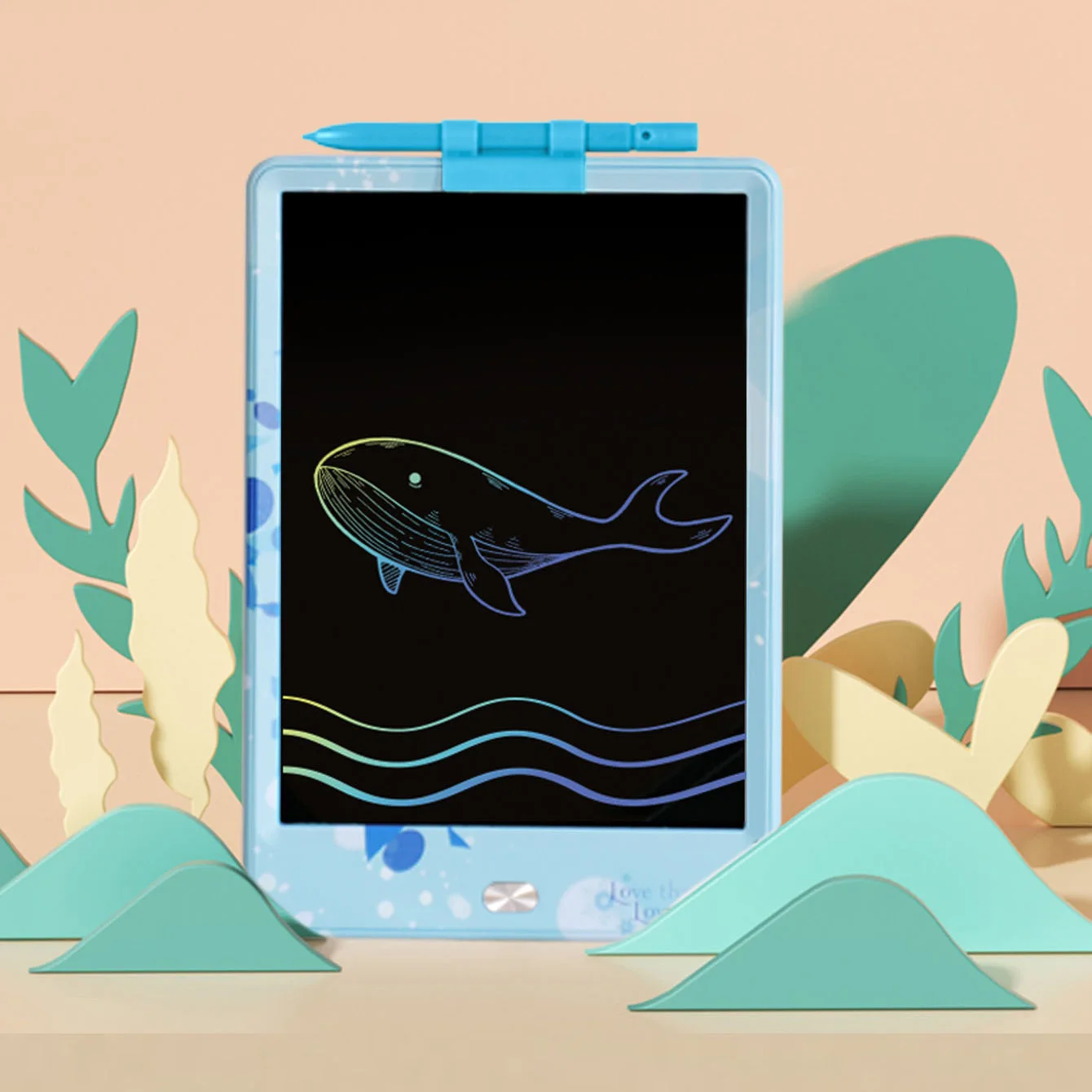ديزني مرخص رسميًا فروزن برينسيس إلسا LCD تابلت للكتابة لوح جرافيتي قابل للمسح وقابل لإعادة الاستخدام لوح كتابة هدايا عيد الميلاد