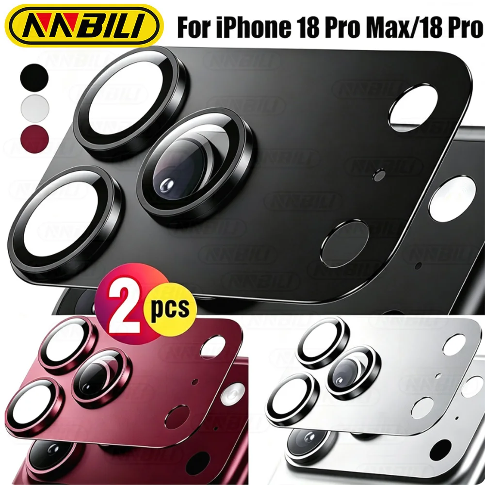 Image of NNBILI 2 Stück Kameraobjektivschutz für iPhone 18 Pro Max – Premium 9H gehärtetes Glas mit starkem Adsorptionskraft und case-freundlichem Design