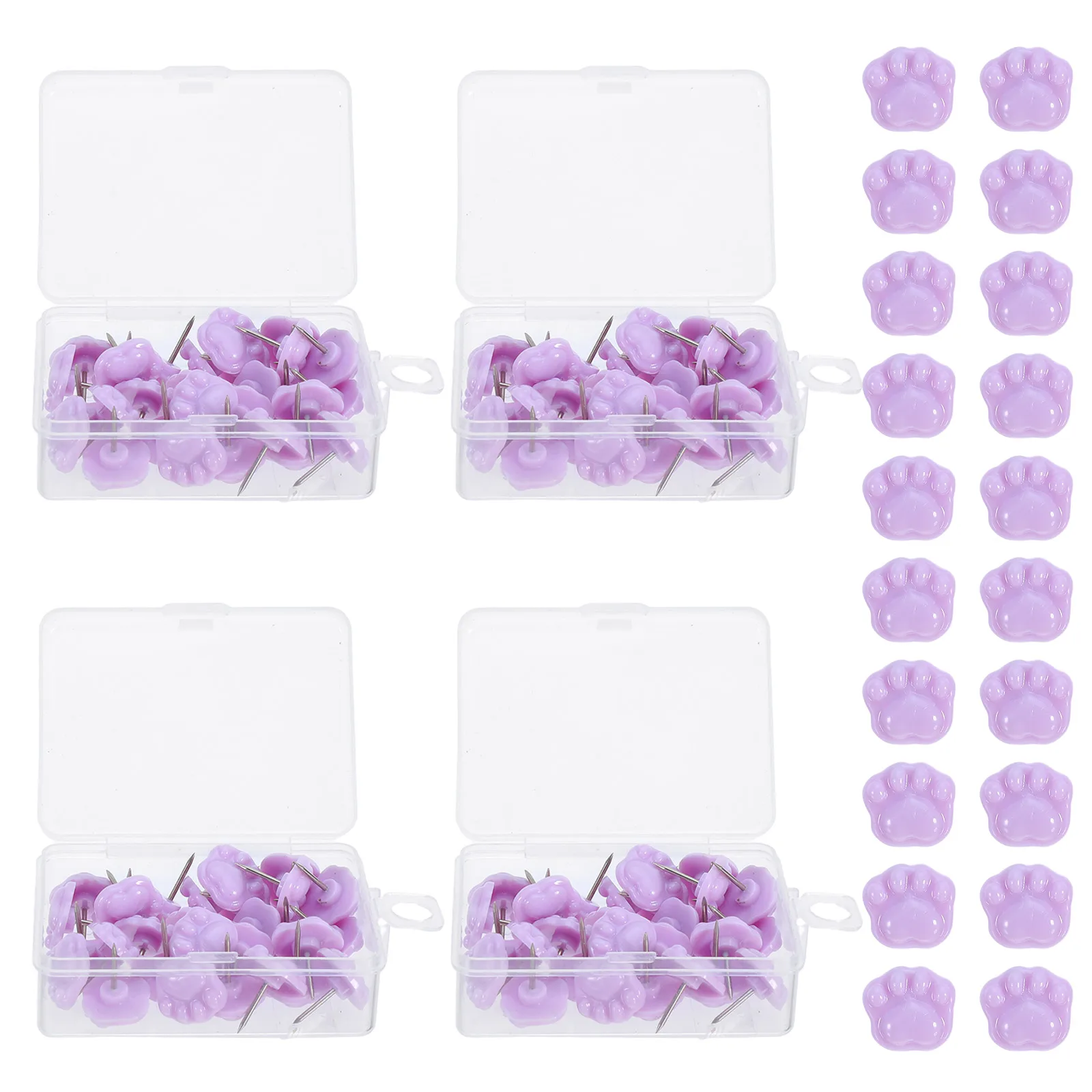 

30Pcs Decorative Paw Push Pins - Cute Claw Shaped Thumb Tacks for Cork Board Bulletin Board Wall Map Office School Decoration