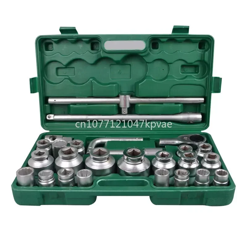 26 plum blossom heavy-duty socket wrench automobile maintenance tire repair tool automobile maintenance pneumatic sleeve set