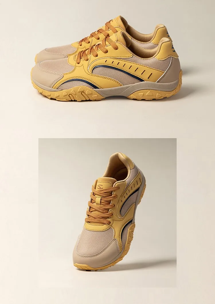 HOBIBEAR Unisex-Wanderschuhe mit breiter Zehenbox, Schnür-Wanderschuhe, Outdoor-Reise-Sneaker aus Kunstleder und Mesh, minimalistische Sneaker – Detail 18