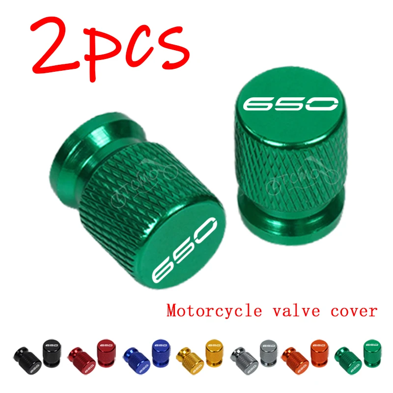 

For KAWASAKI Z650 Z 650 RS Ninja650 2017-2026 Accessories 2pcs Motorcycle CNC Aluminum Tire Valve Air Port Stem Cover Caps
