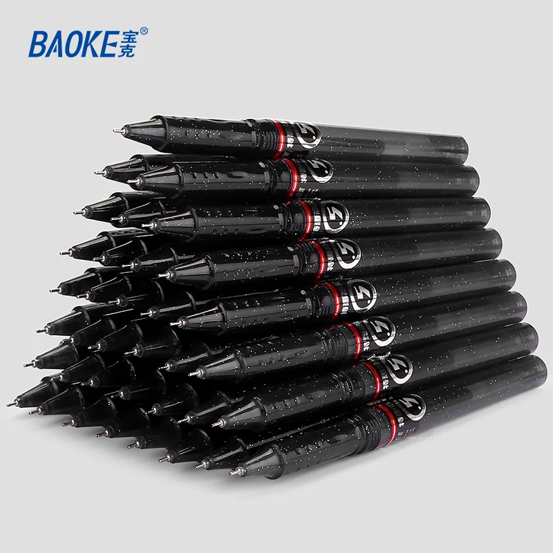 Imagem -05 - Baoke-grande Capacidade Agulha Gel Pen Pc1808 36 Pcs 05 mm