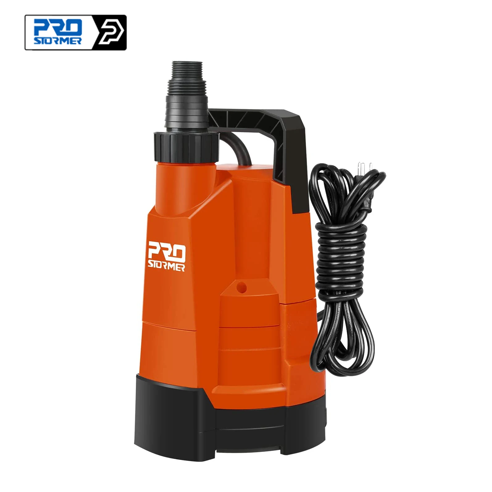 Submersible Utility Water Pump 1/4HP 1580GPH Portable Household Clean Water Drainage Pump for Swimming Pool PROSTORMER