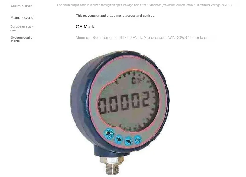 DPI104-70/200/700kpa/2/20/70mpa Explosion-Proof Digital Pressure Gauge