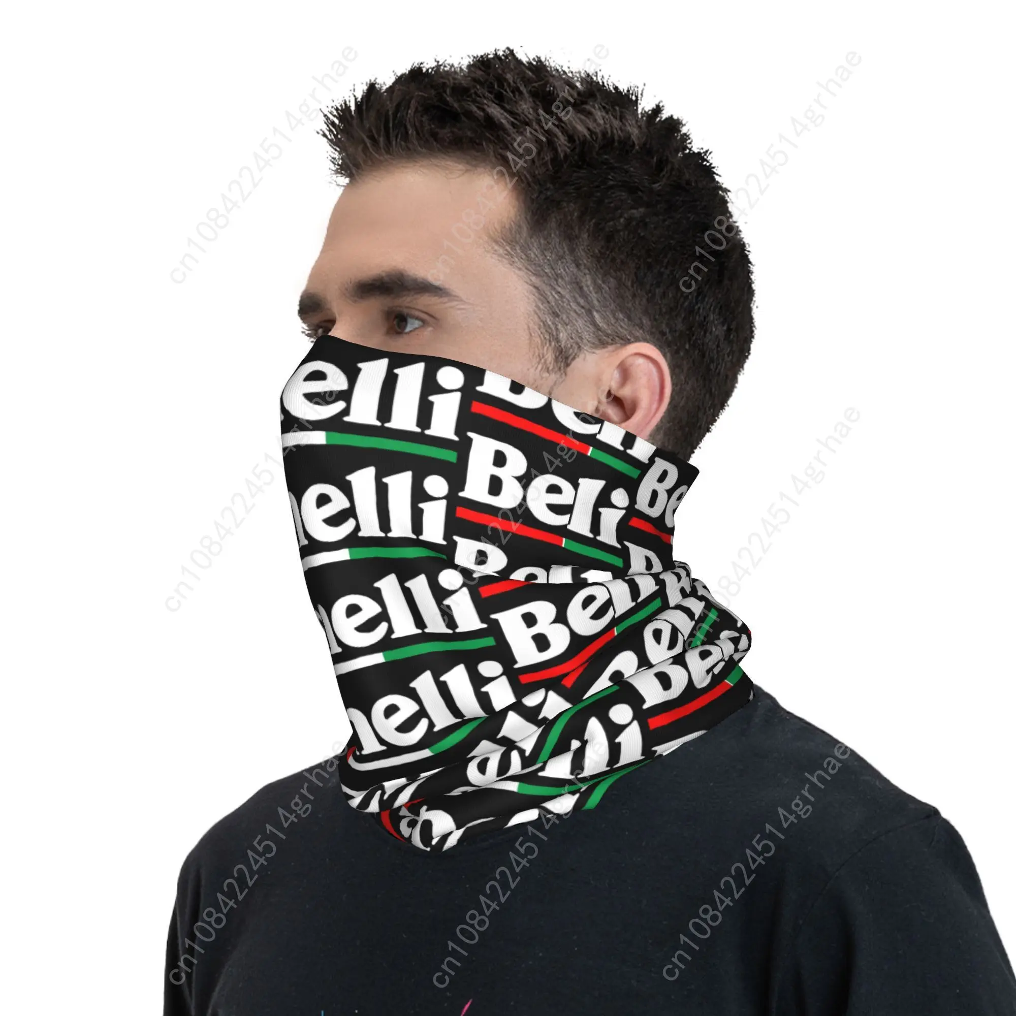 Personalizado B-Benellis Design Bandana Pescoço Mais Quente Homens Mulheres Inverno Esqui Caminhadas Cachecol Polaina Capa Facial