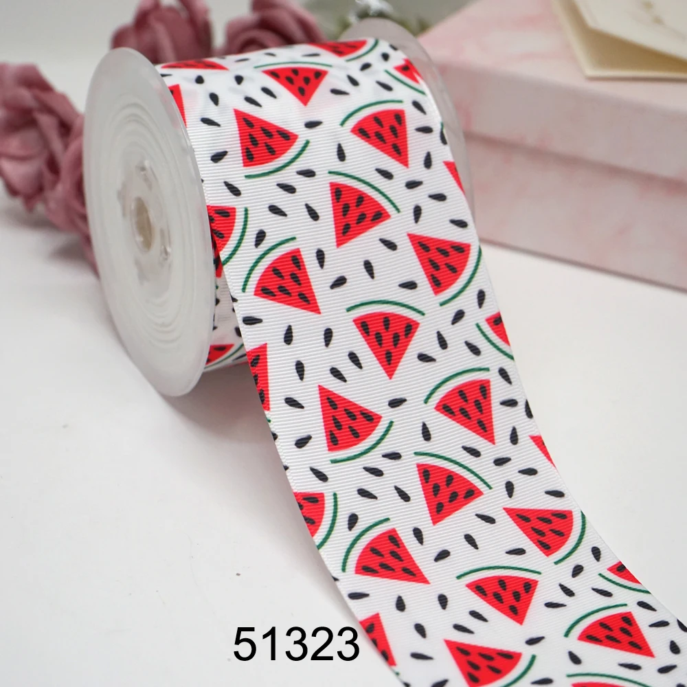 DIY Cartoon Fruit Printed Grosgrain Ribbon For Craft Supplies Sewing Accessories 5 Yards, Planar Resins Mold 10 Pieces. 50607