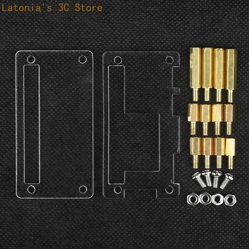Gehäuse für 2W Motherboard Transparentes Acrylgehäuse Gehäusegehäuse X3UB – Detail 4