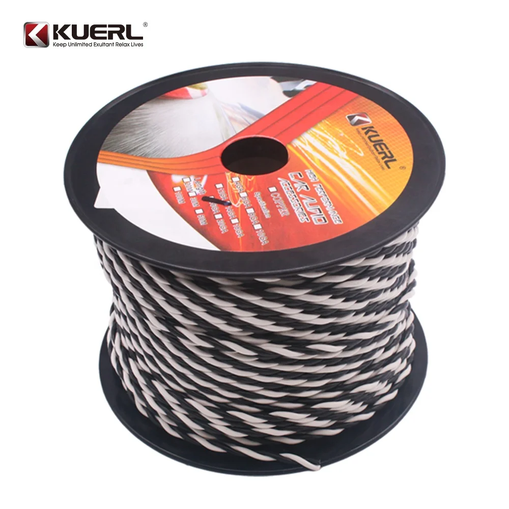 

Copper 14GA Flexible Transparent Speaker Wire Professional High Quality Car Audio Speaker Cable Wire