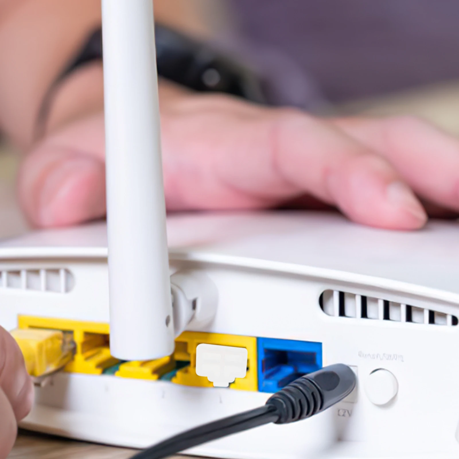 

50pcs Rj45 Dust Caps For Router Ethernet Port Cover Plug Network Interface Protector Dirt-Proof For Computers Switches Tvs Lan