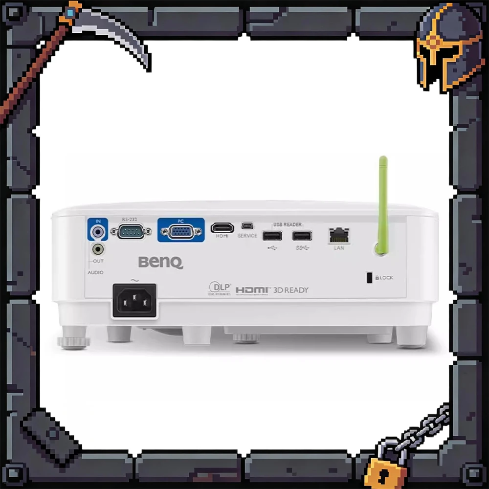 

Проектор Benq E585, 3800 ISO люмен, мощность источника света 203 Вт, контрастность, поддержка экранов 60-150 дюймов, Wi-Fi, идеально для подарков