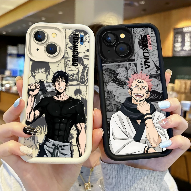 

Jujutsu Kaisen Itadori Yuji Anime Phone Case for iPhone 16 15 14 13 12 11 Pro Max 16 15 14 8 7 Plus X XS Max 8 7 Protective Case