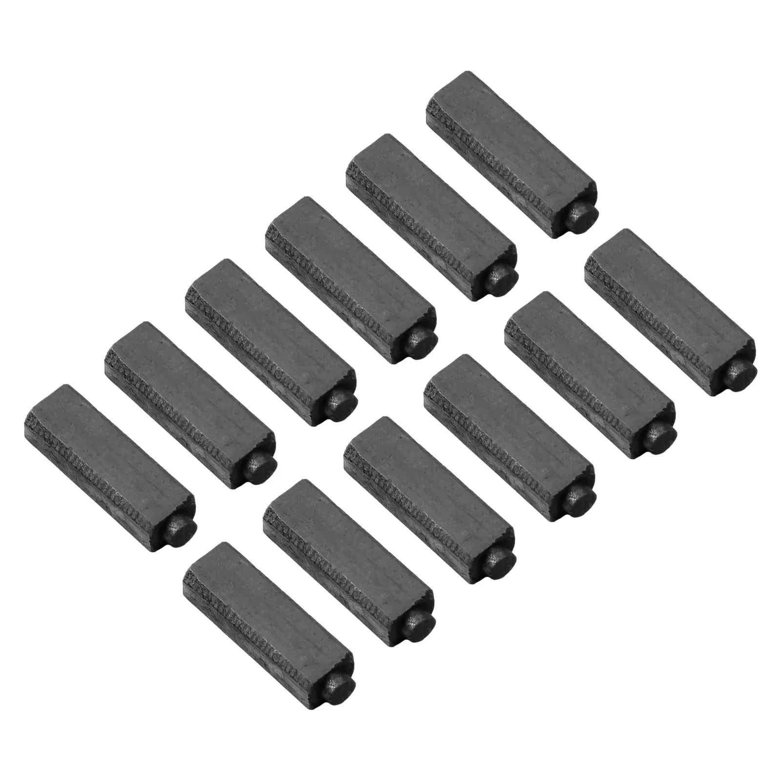Workshop Equipment Power Tools Carbon Brushes Garden Tools 12pcs Set 4x5.5x17mm Anchor Engine Black Electric Hair