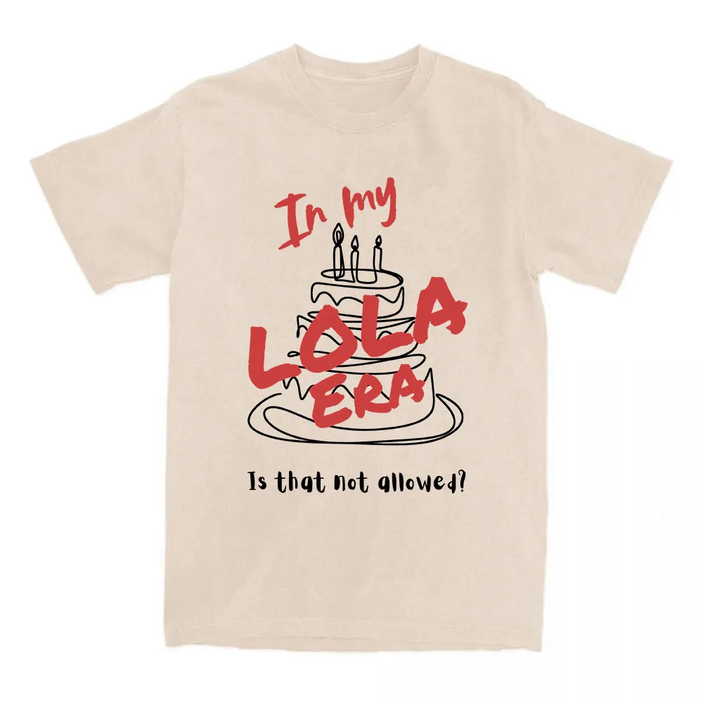 Camiseta desordenada Lola Young Merch, camisetas de algodón de verano para mujeres y hombres, camiseta gráfica de álbum de cantante a la moda informal, ropa Unisex para mujer