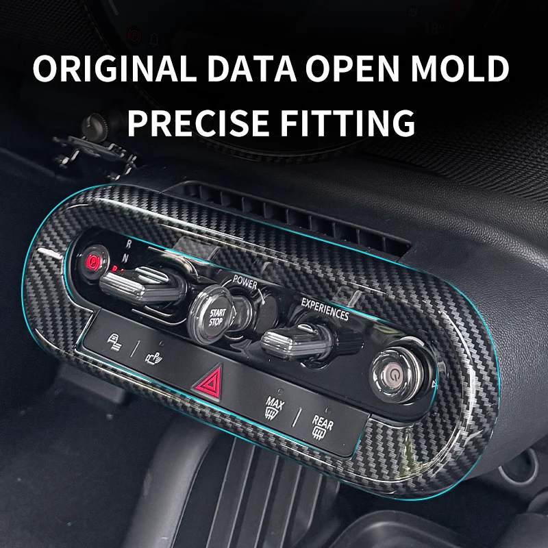 For Mini Cooper E/SE J01 EV J05 U25 F65 F66 F67 Countryman 2024 2025 Car Central Control Button Frame Cover Sticker Accessories