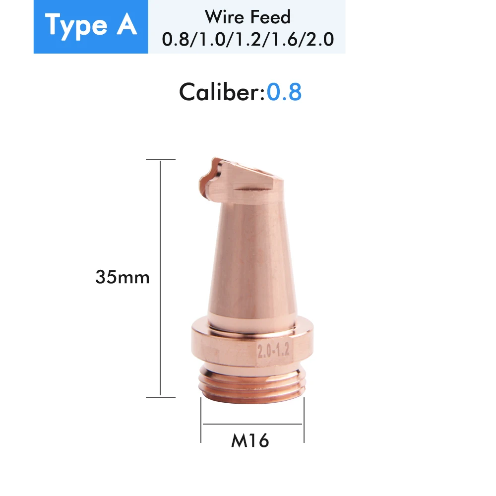 XJCUT QILIN Laser Welding Nozzle Thread M10 M16 Hand-held Copper Welding Nozzles for QILIN Fiber Laser Welding Machine