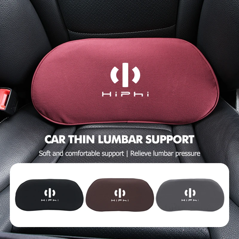 

For Hiphi Car Suede Headrest Neck Support Soft Seat Lumbar Accessories X Z Y