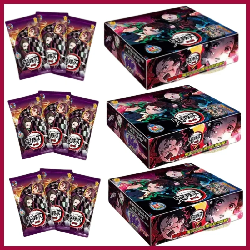 

New Original Demon Slayer Cards Infinite Train SSP Card Diamond Rare Card Tanjirou Kamado Nezuko Character Collection Card
