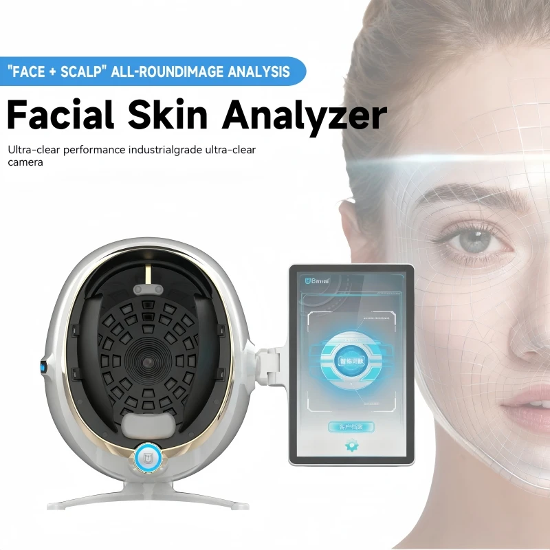 Facial 3D epilator Skin Analyzer Machine Facial Dermabrasion Meicet Face Scanner Skin Analyzer Portable Skin Analyzer
