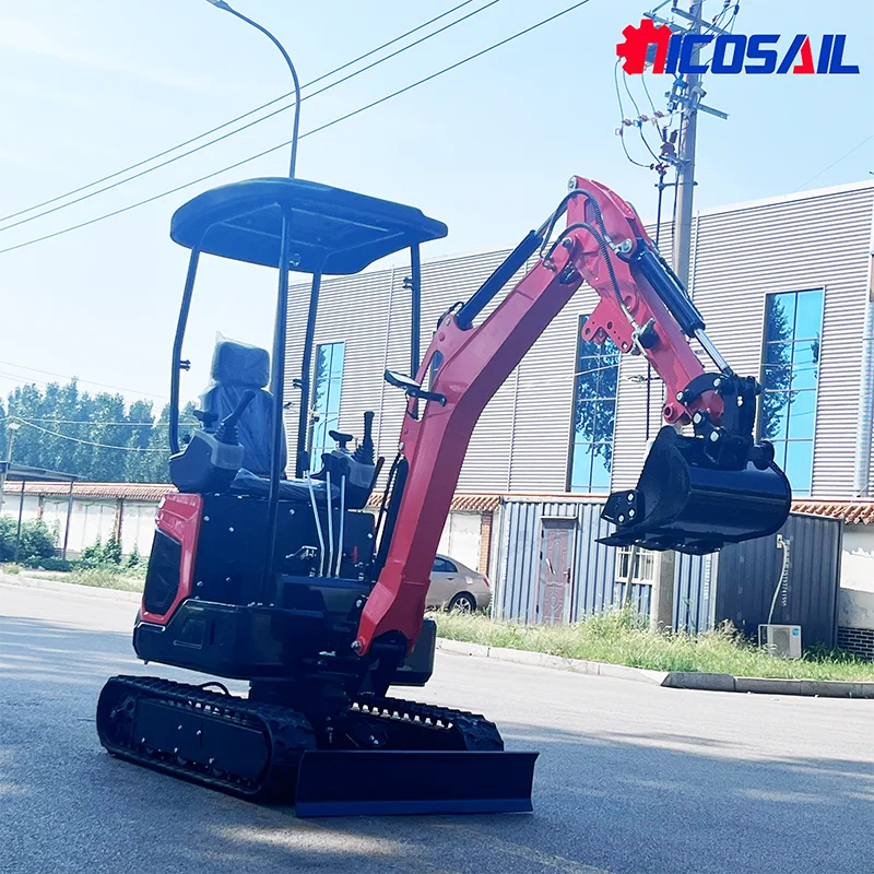 Aangepaste Nieuwe Hoge Kwaliteit 1.8 Ton Mini Rupsgraafmachine Mini Digger 2.0 ton Ce/Epa Graafmachines China Groothandel