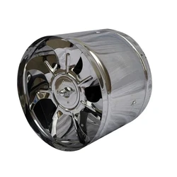 6/8Inch Pipe Kitchen Toilet Exhaust Fan Louver Exhaust Fan Air Ventilation Ceiling Booster Blower Window Wall Extractor