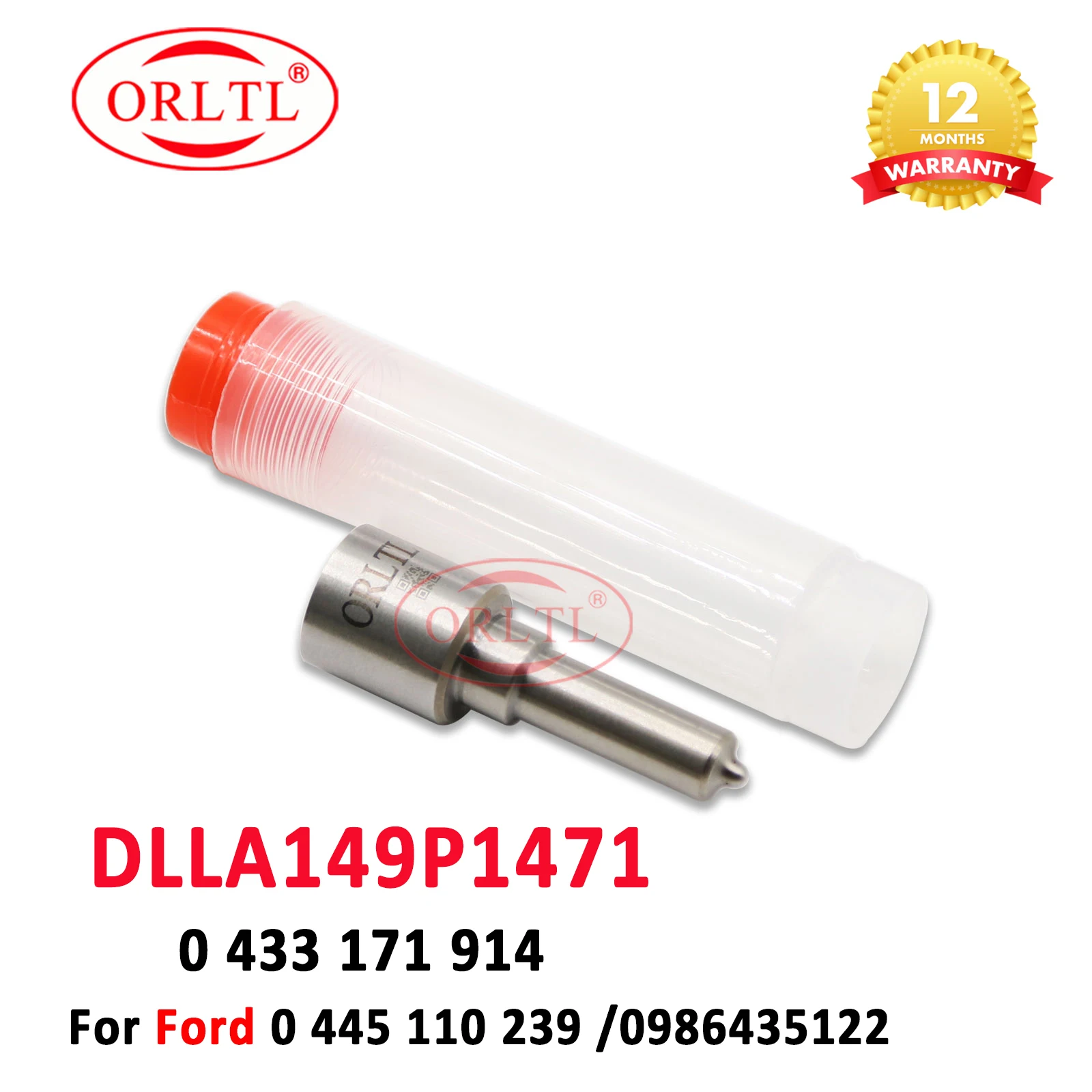 ORLTL 0 433 171 914 Common Rail Injector Nozzle DLLA 149 P 1471 Diesel Nozzle DLLA149P1471 for BOSCH Ford 0445110239 0986435122