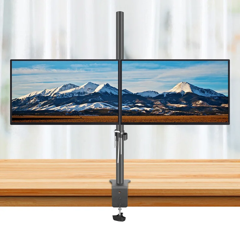 400mm DL-T902-240 Desktop Stand Full Motion 360 Degree steel Monitor Holder 10"-27" clamp base Monitor Mount Arm Load 12kg