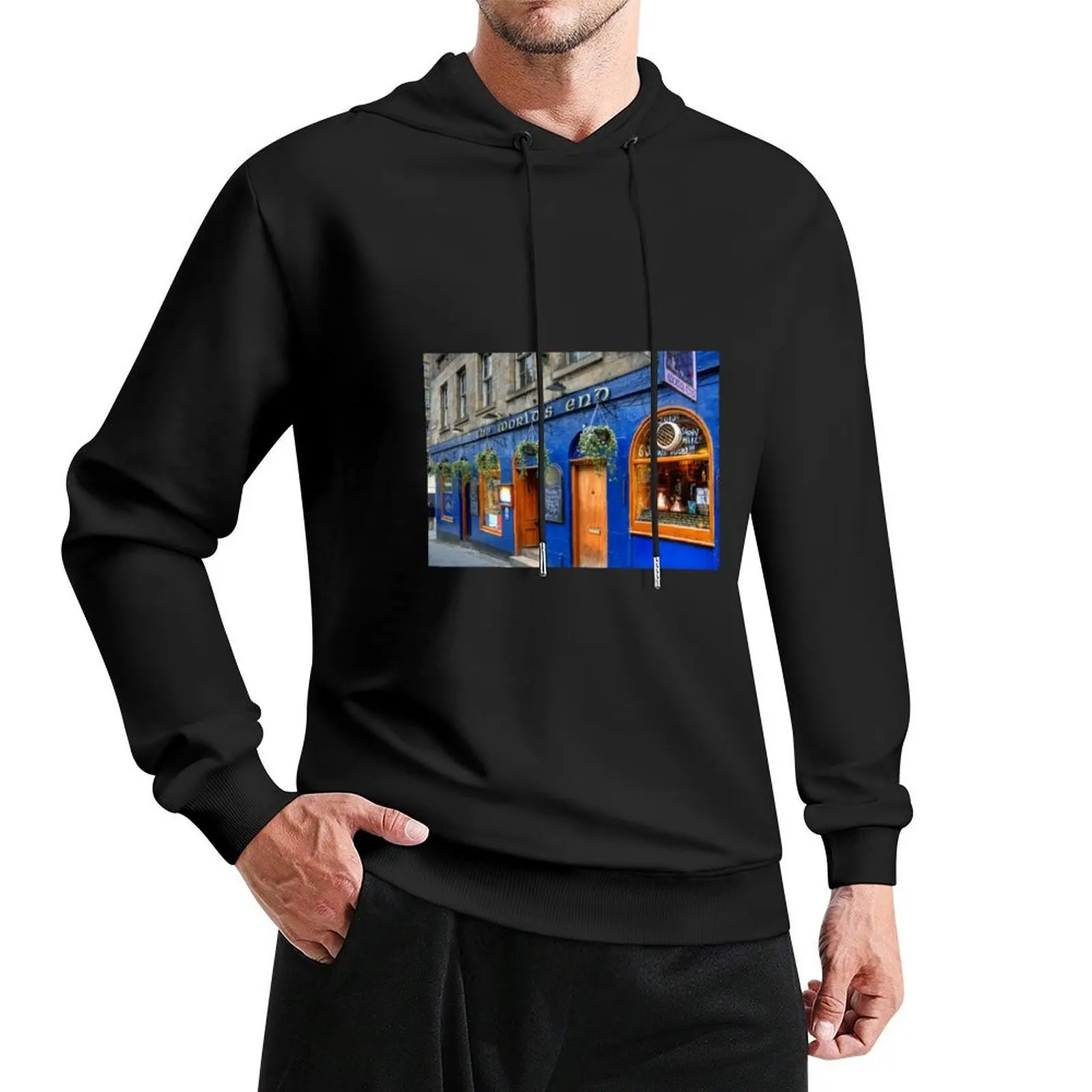 The World's End Hoodie ملابس رجالي مصممة ملابس كورية ملابس جمالية ملابس خريفية بقلنسوة ملابس الشارع