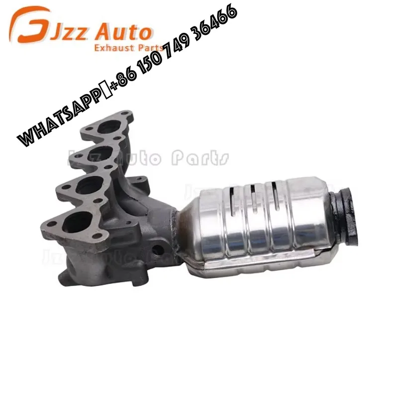 Euro 3 Straight Outlet Front Catalytic Converter with Maniford Header Set for KIA Sportage G10F0090